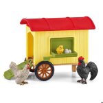 Figurine poulailler mobile schleich 42572 farm world d�s 5 ans