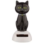 Figurine - puckator - chat noir - porte bonheur - d�coration - �nergie solaire