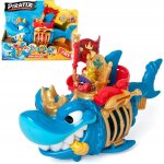Figurine roi requin - magicbox - piratix - trésor dor - capitaine hermitt inclus Figurine roi requin - magicbox - piratix - trésor dor - capitaine hermitt inclus