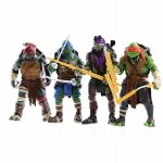 Figurines tortues ninja 15 cm ? lot de 4 articules avec armes jouet enfant modle collector haute qualit ...