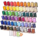 Fil � broder new brothreads 63 couleurs polyester 550yds pour machine � coudre