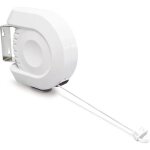 Fil a linge - tancarville - etendoir - sac de sechage corde � linges r�tractable 12 m usage int�rieur ...