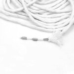 Fil de plomb pour rideaux - 10m tresse corde rideau / tapis de bain / rideau de douche / nappe - 30g ...