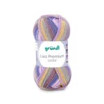Fil � tricoter lisa premium color - grundl - certifi�e oeko - tex(. . . ) - 20 multicolore