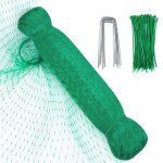 Filet anti - oiseaux 10 x 4 m pour jardin arbres fruitiers et bassins - protection plantes