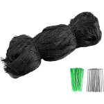 Filet anti - oiseaux 75 x 15 m filet de protection pour arbres fruitiers avec 10 piquets de jardin et ...