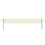 Filet de badminton - nils - nt310 - poteaux t�lescopiques - 600x60 cm - montage rapide - r�sistant aux ...