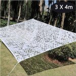 Filet de camouflage crme solaire 34m filet de camouflage renforc blancfilet dombrage de camouflagedcoration ...