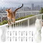 Filet chat balcon10x3m filet balcon chatfilets anti oiseauxfilets protection fraisieranti pigeon protection ...