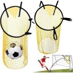 Filet de cible de football lot de 2 cible de football top bins filets cible but football avec sangles ...