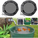 Filet couvre - tonneau 95 cm (lot de 2) - prot�ge feuilles et insectes cordon de serrage