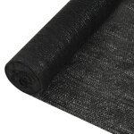 Filet dintimit� en pehd - vidaxl - 15x50 m - noir - r�sistant aux uv - perm�able au vent - d�coupable ...