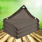 Filet dombrage 12 broches protection rayons 90 - 95% uv voile ombrageserres filet coupe - vent avec oeillets ...