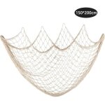 Filet de p�che d�coration murale plage filet de p�che sur le th�me tenture murale 150 cm � 200 cm