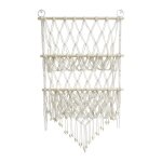 Filet de rangement pour jouets b�b� enfant style hamac pet net peluches - blanc - h 70 - 100 cm