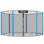 Filet de s�curit� pour trampoline - janshop - 183 cm - 6 poteaux - pe haute qualit� - r�sistant aux intemp�rie ...