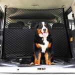 Filet de sparation pour voiture - dog ease - 120x90 cm - rsistant - pliable - design en maille label