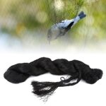 Filet de volire - anti - oiseaux - noir - 7. 61m x 15. 24m - maille 5x5cm - nylon 210d