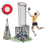 Filet de volley - ball portable - vevor - equipement dentra�nement de volley - ball - r�glable en angle ...