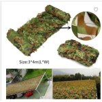 Filet de camouflage - fuienko - 210d oxford - 3m x 4m - imperm�able - r�sistant au soleil