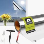 Film fenetre anti regard Électrostatique 445x400cmmiroir sans tain anti uvchaleur film solaire pour vitre ... Film fenetre anti regard Électrostatique 445x400cmmiroir sans tain anti uvchaleur film solaire pour vitre ...