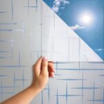 Film fen�tre anti regards avec �toiles 44. 5x200cm film occultant statique brise vue fen�tre autocollant ...