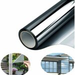 Film de fen�tre de confidentialit� film miroir sans tain film de protection solaire anti - uv film autocollant ...