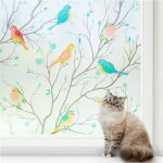 Film fenetre film occultant fentre dcoratif film electrostatique vitre 44. 5x200cm bon intimit anti ...