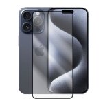 Film protecteur avec bords noir pour iphone 15 pro 6. 1 verre tremp� de protection transparent - yuan ...