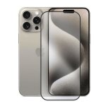 Film protecteur avec bords noir pour iphone 15 pro max 6. 7 verre tremp� de protection transparent - ...