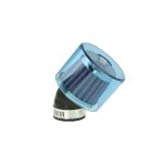 Filtre  air air - system 45 degr 35 - 38mm bleu scooter cyclomoteur atv sport filtre  air