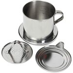 Filtre � caf� vietnamien en acier inoxydable cafeti�re � service unique infuseur � goutte manuel pour ...