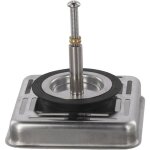 Filtre carr� pour �vier de cuisine en acier inoxydable avec bouchon de poteau pour protection contre ...