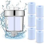 Filtre de douche - largeight - 6 cartouches - anti - calcaire - filtration efficace - couleurs multiples ... Filtre de douche - largeight - 6 cartouches - anti - calcaire - filtration efficace - couleurs multiples ...