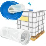 Filtre � eau de pluie lavable - - 4 pi�ces en nylon pour cuve ibc - compatible r�servoir - remplacement ...