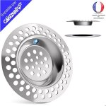 Filtre Évier acier inox jamoonlbv® - 3 pcs et Ø 7cm - grille crépine anti - obstruction stop déchets ... Filtre Évier acier inox jamoonlbv® - 3 pcs et Ø 7cm - grille crépine anti - obstruction stop déchets ...