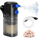 Filtre int�rieur aquarium r�glable 3 en 1 pompe aquarium pour 40 - 120l aquarium deau douce ou deau sal�e ...