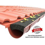 Filtre en mousse pour gouttire 125 mm ? protection anti - feuilles rsistant aux uv rouleau 10 m installation ...