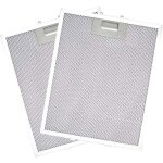 Filtres de rechange pour hotte aspirante - okz - lot de 2 - 320x260 mm - universels - 5 couches daluminium ...