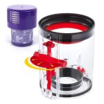 Filtre de remplacement bac  poussire pour aspirateur pour dyson v10 sv12 seau  poussire petit bac ...