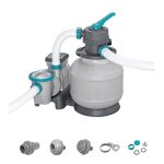 Filtre  sable / pompe de filtration pour piscine jusqu' 54 m3 - bestway - 8 327 l / h - avec prfiltre ...