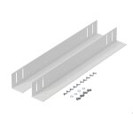 Rail télescopique pour four - finsa - h. 5 x l. 50. 5 x p. 5. 2 cm - acier - blanc - support de four Rail télescopique pour four - finsa - h. 5 x l. 50. 5 x p. 5. 2 cm - acier - blanc - support de four