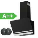 Firegas hotte aspirante 60cm hottes de cuisine inclines dbit dair puissant 578 m / hecran tactile ...