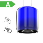 Firegas hotte lot centrale a 380m  / h 39. 5cm - hotte aspirante 9 vitesses - hotte suspendue recyclage ...
