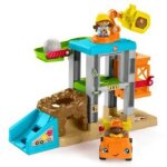 Fisher - price coffret chantier little people avec 2 figurines