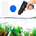 Fishkeeper aspirateur aquarium 4 - en - 1 - forte aspiration r�glable - kit nettoyage amovible