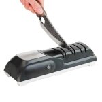 Fishtec aiguiseur �lectrique rechargeable - 6 fentes aff�tage & polissage - lames acier et c�ramique