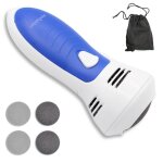 Appareil p�dicure fishtec aspiration int�gr�e 2 t�tes pon�age usb ou piles �6. 5x15. 3 cm anti callosit�s ...