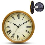 Fishtec - horloge secret box copper r�tro � 25x67 cm compartiment secret radio - pilot�e dcf abs