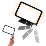 Fishtec - loupe pliante led fresnel x5 - 48 leds 3 modes - manche repliable antid�rapant - lecture couture ...